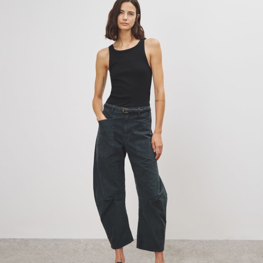 Nili Lotan Shon Pants in Carbon